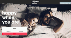Desktop Screenshot of differenthotels.be